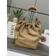 LOEWE Medium Squeeze Bag in Nappa Lambskin Sand