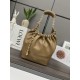 LOEWE Small Squeeze Bag in Nappa Lambskin Sand