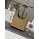 LOEWE Small Squeeze Bag in Nappa Lambskin Sand