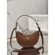 PRADA Arqué Leather Shoulder Bag Cognac