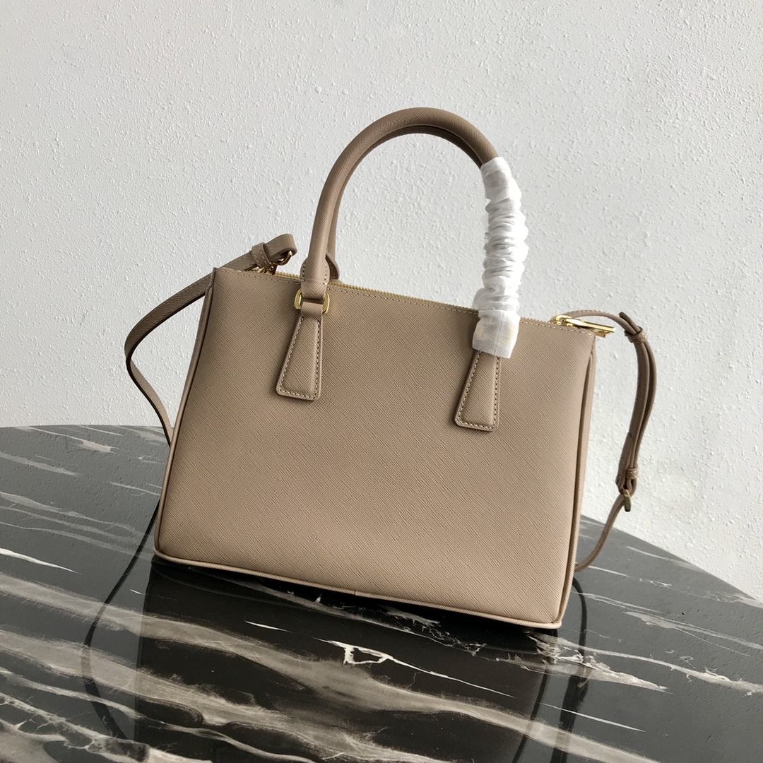 PRADA Medium Prada Galleria Saffiano Leather Bag Caramel