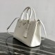 PRADA Medium Prada Galleria Saffiano Leather Bag White