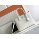 PRADA Large Prada Galleria Saffiano Leather Bag White