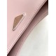 PRADA Cleo Brushed Leather Shoulder Bag Pink