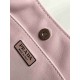 PRADA Cleo Brushed Leather Shoulder Bag Pink