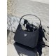 PRADA Re-Edition 2005 Re-Nylon and Saffiano Mini Bag Black