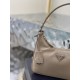 PRADA Re-Edition 2005 Re-Nylon and Saffiano Mini Bag Desert Beige