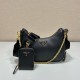 PRADA Re-Edition 2005 Saffiano Leather Bag Black