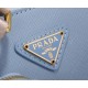 PRADA Re-Edition 2005 Saffiano Leather Bag Pale Blue