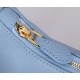 PRADA Re-Edition 2005 Saffiano Leather Bag Pale Blue