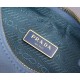 PRADA Re-Edition 2005 Saffiano Leather Bag Pale Blue