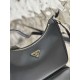 PRADA Re-Edition Saffiano Leather Mini Bag Black