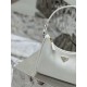 PRADA Re-Edition Saffiano Leather Mini Bag White