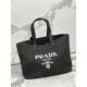 PRADA Crochet Tote Bag Black