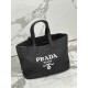 PRADA Crochet Tote Bag Black