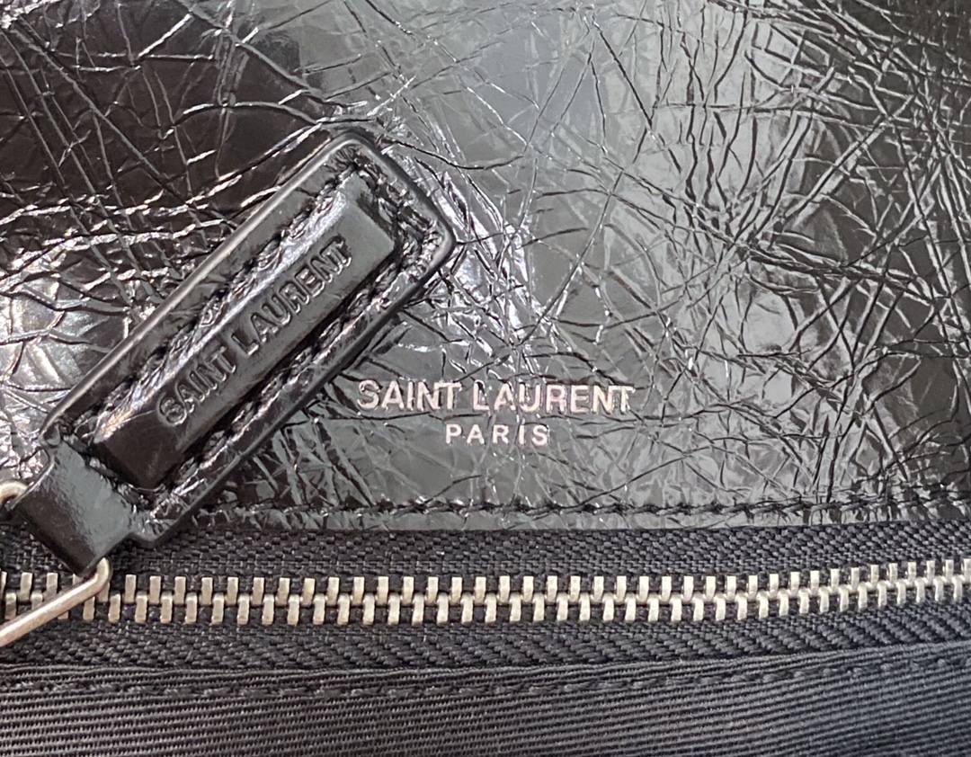 YSL Niki Medium in Vintage Leather Brushed Palladium Hardware