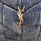 YSL Loulou Puffer Medium In Denim