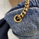 YSL Loulou Puffer Medium In Denim