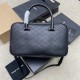 YSL Lyia Duffle In Quilted Lambskin Black