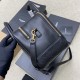 YSL Lyia Duffle In Quilted Lambskin Black