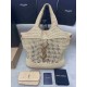 YSL Icare in Raffia