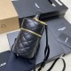 YSL Gaby Quilted Leather Black