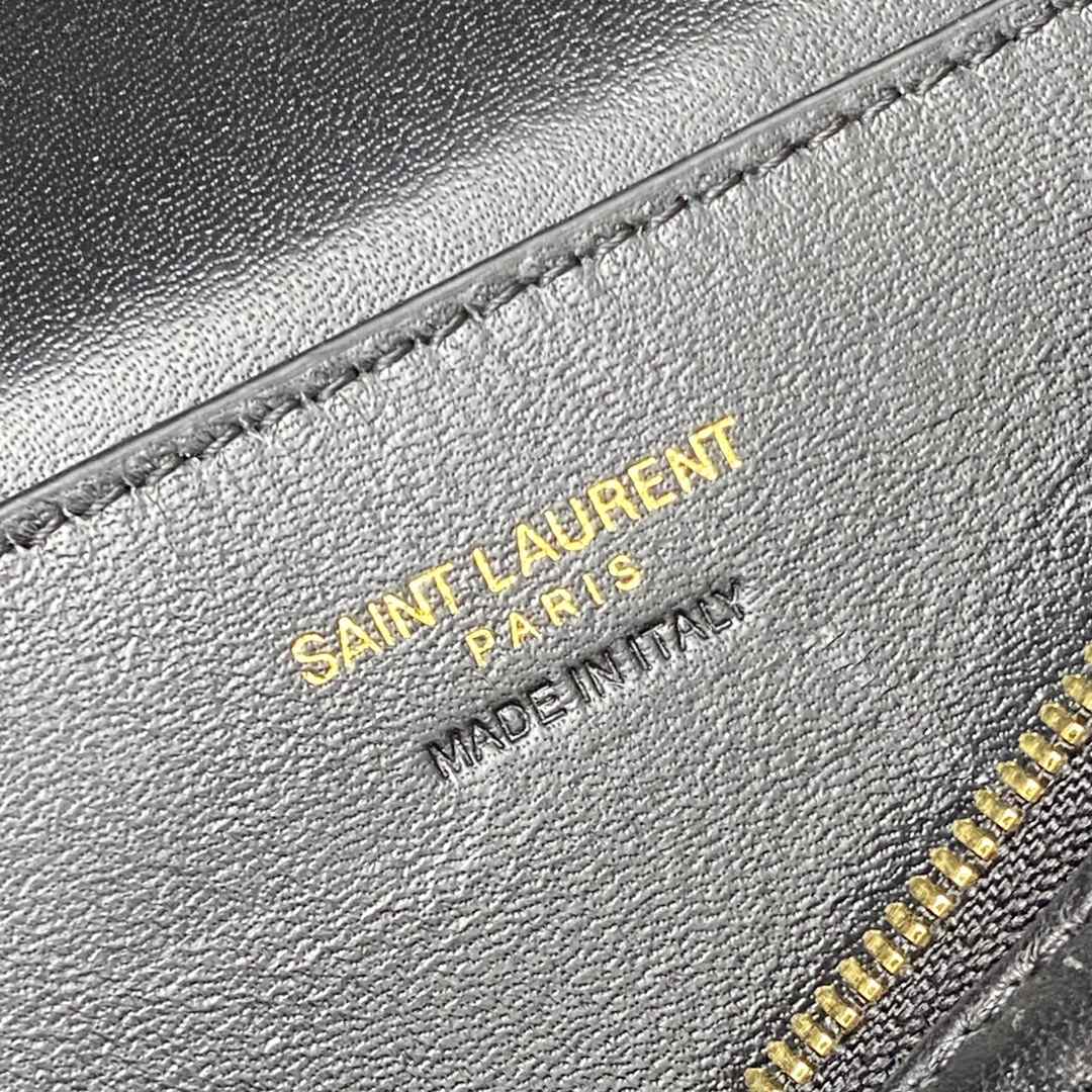 YSL Gaby Quilted Leather Black