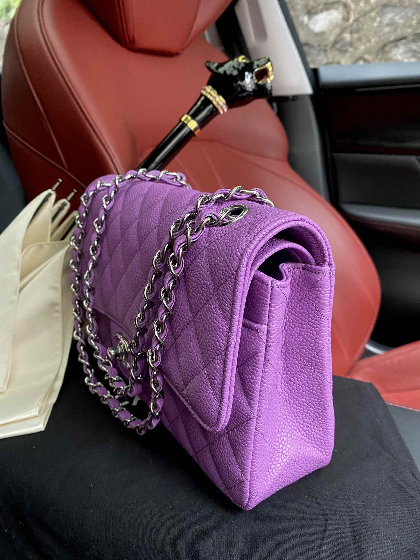 CHANLE Classic 11.12 Handbag Purple