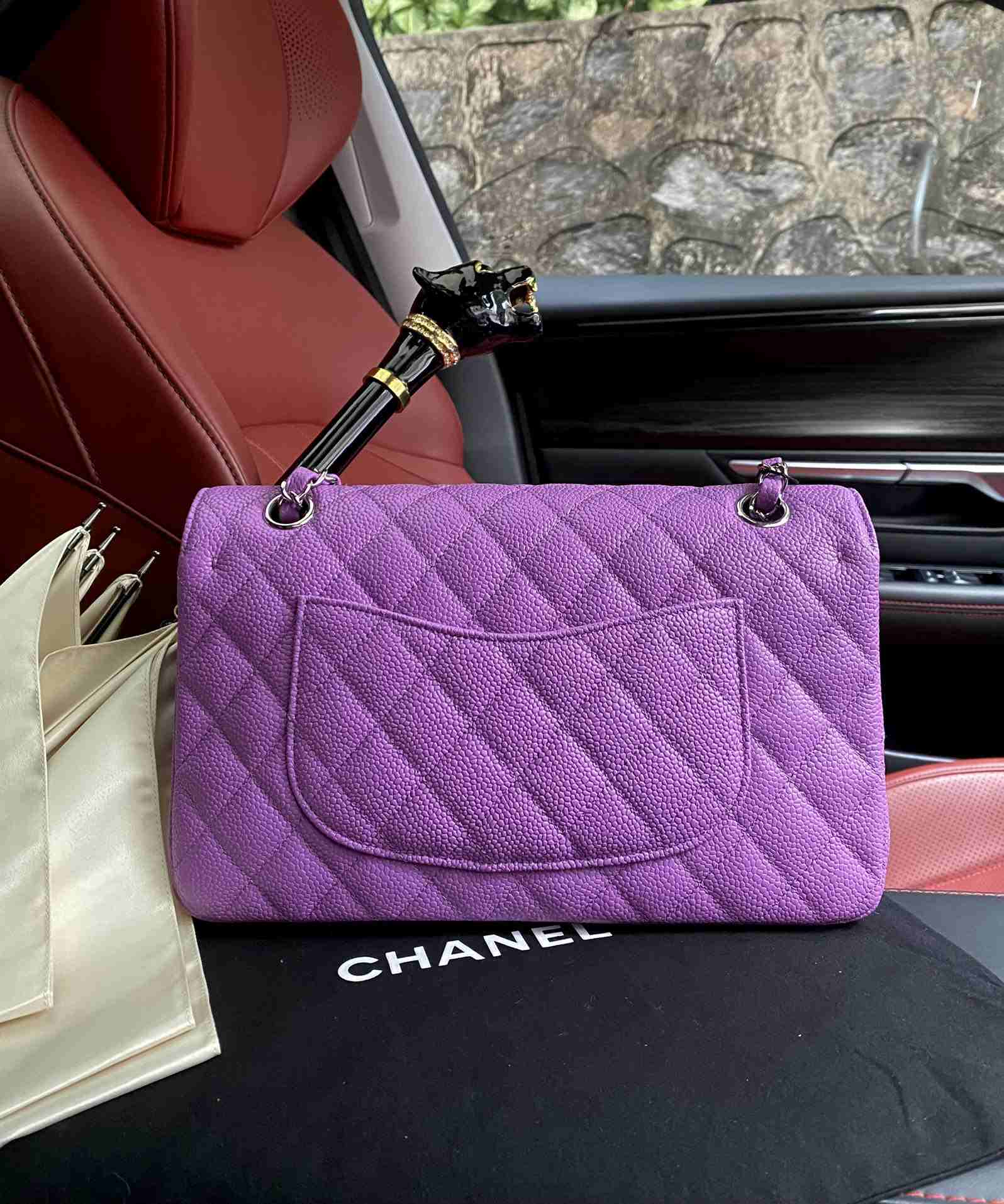 CHANLE Classic 11.12 Handbag Purple