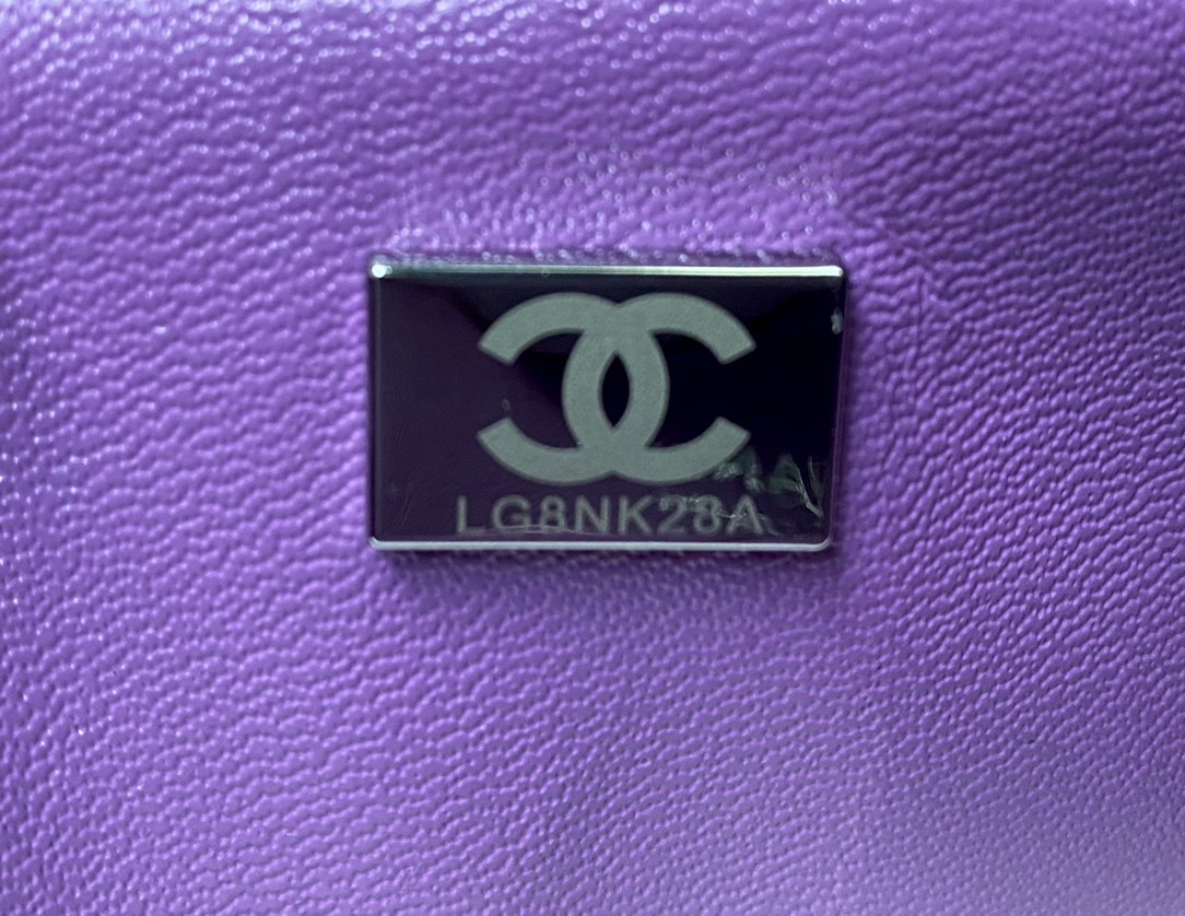 CHANLE Classic 11.12 Handbag Purple