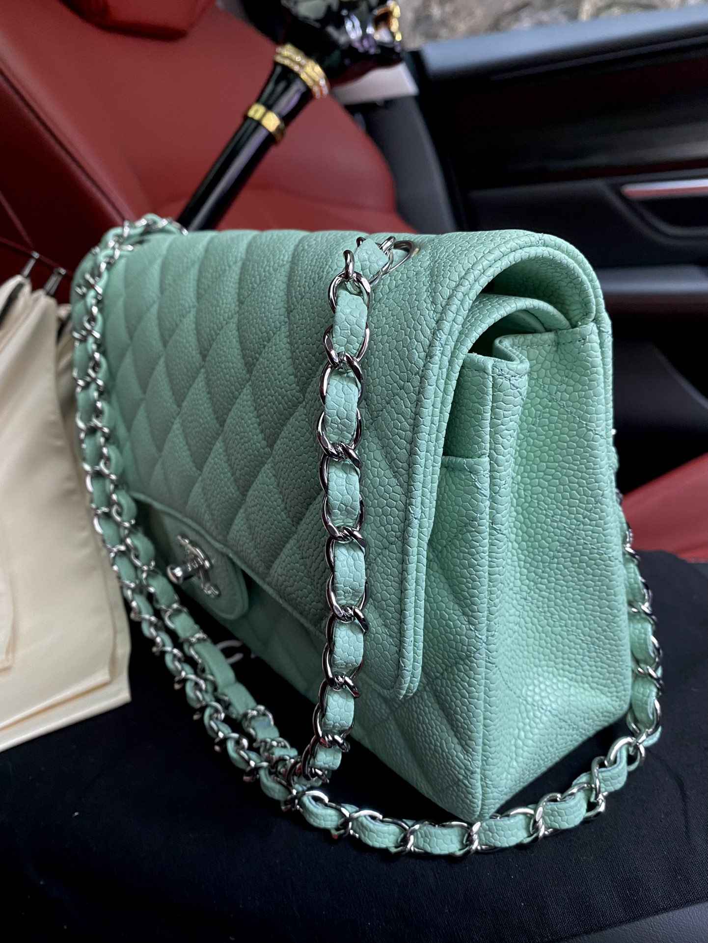 CHANLE Classic 11.12 Handbag Mint Green