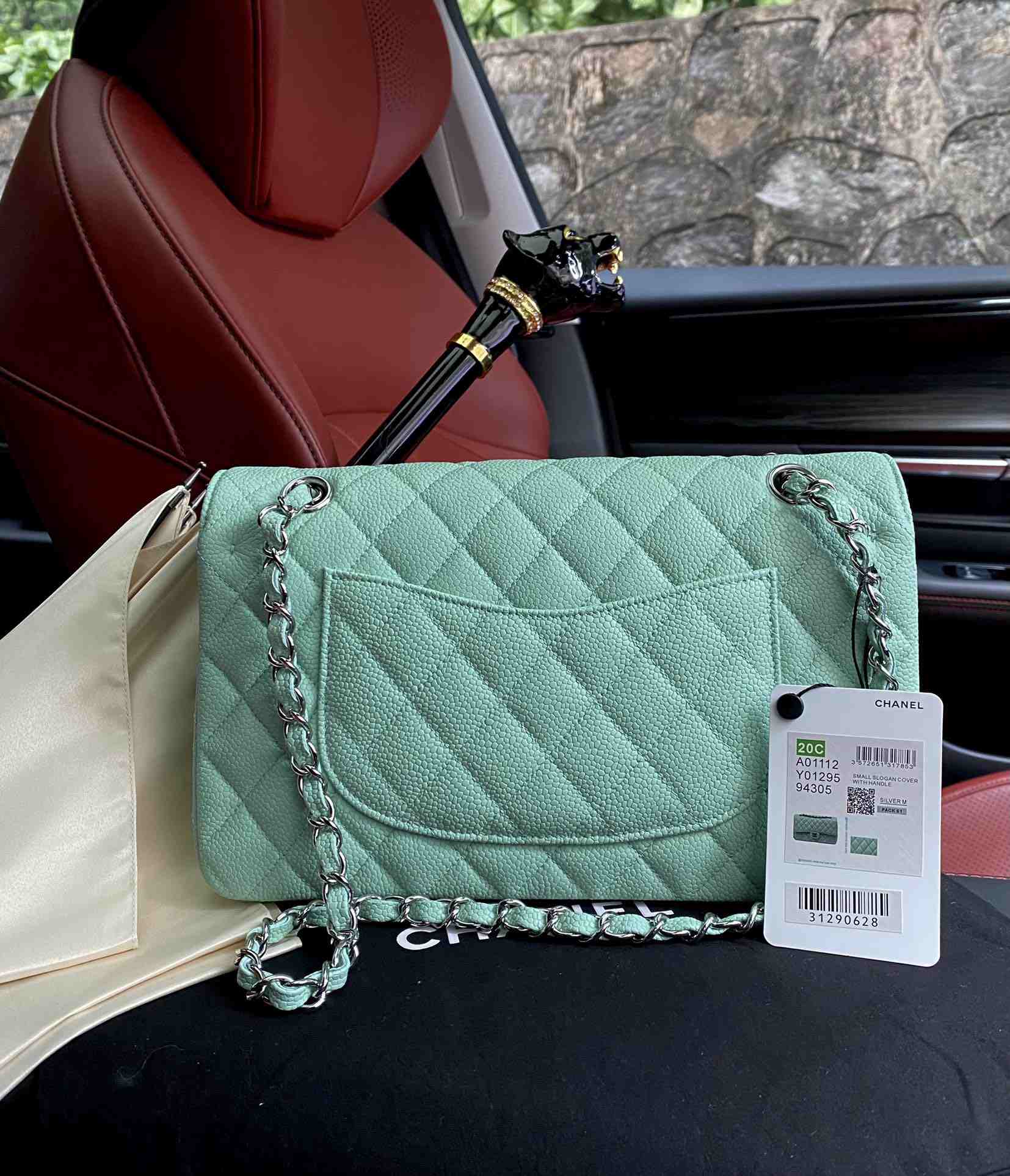 CHANLE Classic 11.12 Handbag Mint Green