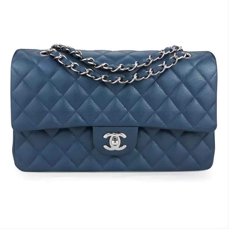 CHANLE Classic 11.12 Handbag Navy Blue