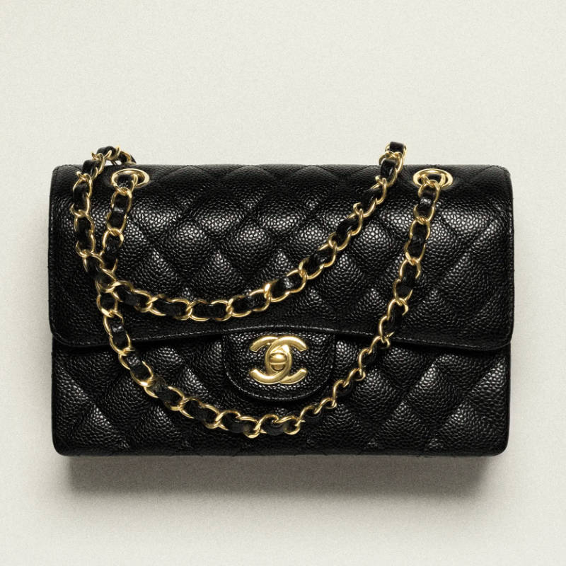 CHANEL Small Classsic Handbag Black