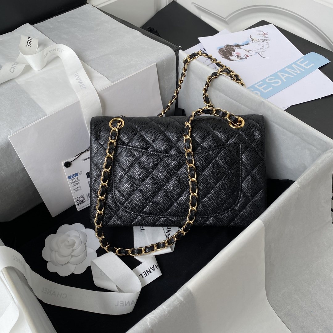 CHANEL Small Classsic Handbag Black