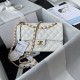 CHANEL Small Classsic Handbag White