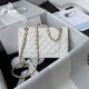 CHANEL Small Classsic Handbag White