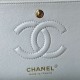 CHANEL Small Classsic Handbag White