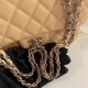 CHANEL Small Classsic Handbag Apricot Yellow