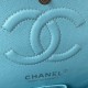 CHANEL Small Classsic Handbag Light Blue