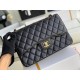 CHANEL Large Classic Handbag Black