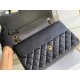 CHANEL Large Classic Handbag Black