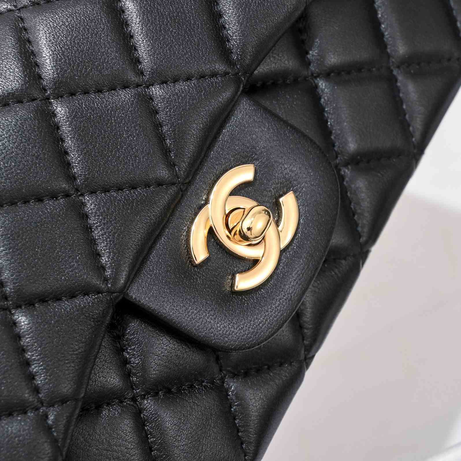 CHANEL Mini Classic Handbag Black