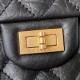 CHANEL 2.55 Mini Handbag Black