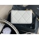 CHANEL 19 Handbag White