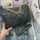 CHANEL 19 Large Handbag Black