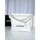 CHANEL 22 Small Handbag White