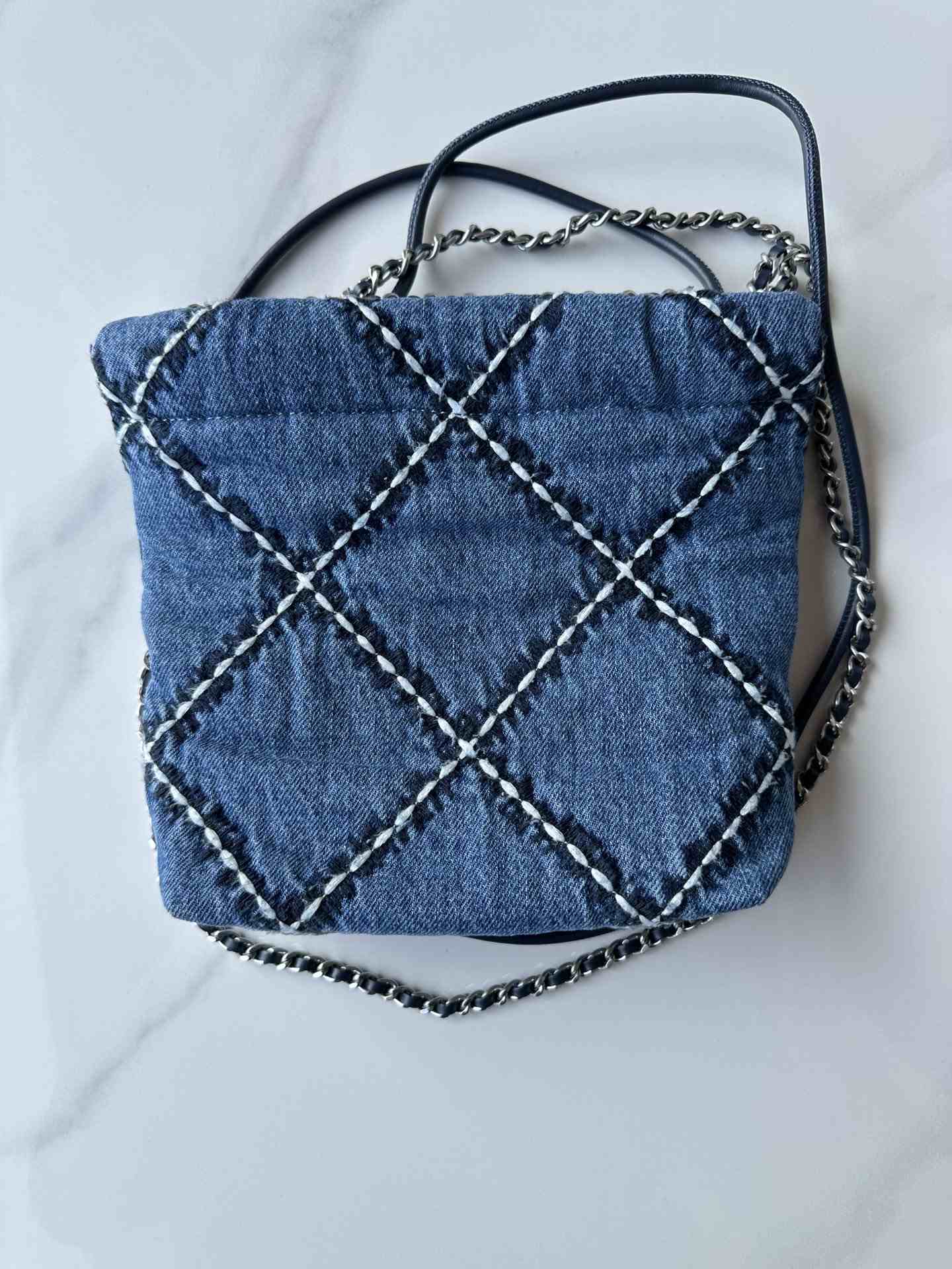 CHANEL 22 Mini Handbag Denim