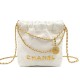 CHANEL 22 Mini Handbag White