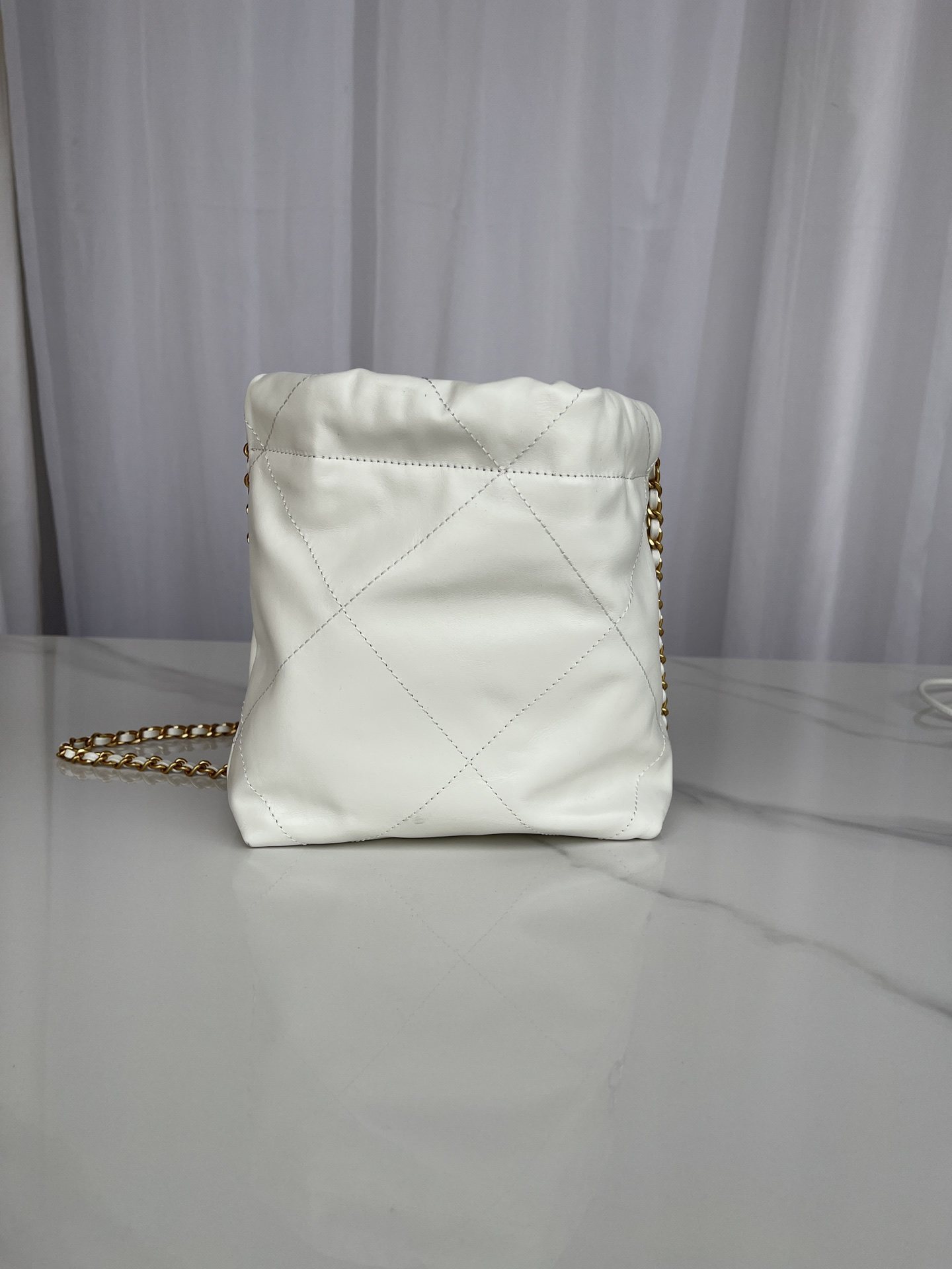 CHANEL 22 Mini Handbag White